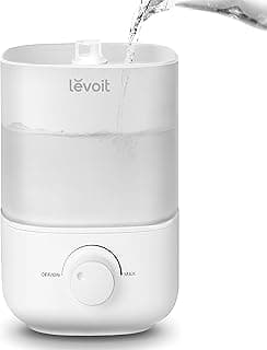 Easy to Fill & Clean, Quiet Cool Mist Air Humidifier for Home Baby Nursery & Plants, Auto Shut-off for Safety, 25H Lasting