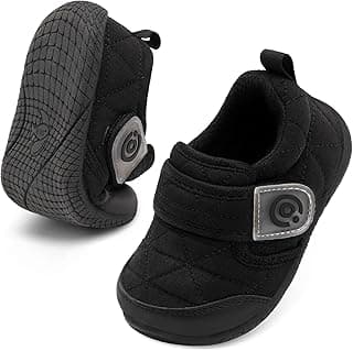 Toddler Shoes Boys Girls Lightweight Sneakers Barefoot Wide Shoe Water-Resistant Hook & Loop Flexible Casual Walking Shoes