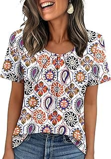 Women T Shirts Pleated Short Sleeve Tops Business Casual Blouses