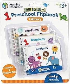 Learning Resources Skill Builders Preschool Flipbook Library