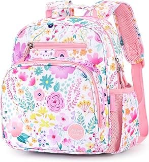 Toddler Backpack for Girls 2-4: Preschool Kindergarten Backpack - Cute Kids Backpacks for Girls - Flower Pink