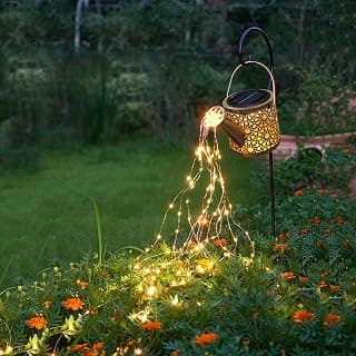 Solar Lights Outdoor Decorative, Solar Watering Can Lights (Warm White) | Solar Lantern Outdoor Waterproof, Hanging Light for Yard, Patio, Gardening Gift for Moms Birthday, Garden Decor
