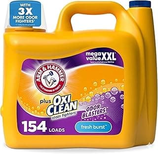 Laundry Odor Remover, Attacks Stains, Fresh Burst Scent, 154 Loads, 200.2 Fl Oz