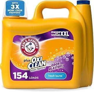 Laundry Odor Remover, Attacks Stains, Fresh Burst Scent, 154 Loads, 200.2 Fl Oz