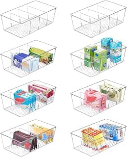 For Pantry, Kitchen, Fridge and Cabinet Organization, Organize Food Packets, Snacks, Pouches and Spice Packets