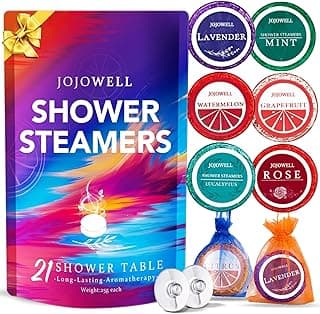 Shower Steamers Aromatherapy - 21Pcs Birthday Gifts for Women, Mom, Wife, Her, Best Friend, Daughter, Sister, Teens & Girlfriend, Self Care with Natural Essential Oils Relaxation Home SPA Gift Set