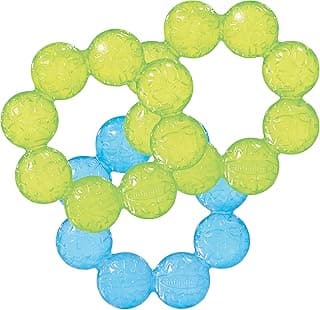 Infantino Water Teethers, Cooling & Massaging Relief, Lime/Blue, 3-Pack