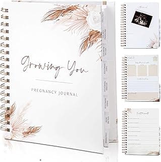 Pregnancy Journal for First Time Moms & Experienced Moms, A 200 Page Hardcover Pregnancy Book to Capture Precious Memories With Scrapbook Space and Heartfelt Prompts, An Ideal Gift for Pregnant Women