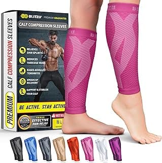 Leg Support Brace, Shin Splint Pain Relief, Reduce Varicose Vein Swelling, Muscle Recovery, Running, Nursing, Fitness, Travel