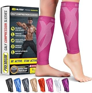 Leg Support Brace, Shin Splint Pain Relief, Reduce Varicose Vein Swelling, Muscle Recovery, Running, Nursing, Fitness, Travel