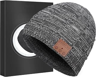 This Solves the Problem: Bluetooth Beanie Hat Headphones Unique Tech Gifts Stocking Stuffer