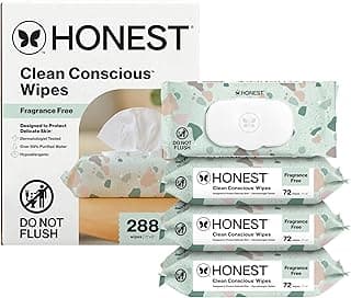 The Honest Company Multi-Use Baby Wipes, Geo Mood, 288 Count
