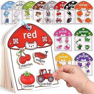Educational Preschool Learning Activities for Kids, Sensory Fine Motor Matching Games for 3 Year Old Boys Girls Gifts