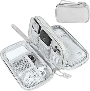 Wrist Strap, Waterproof, Double Layers Portable Electronics Travel Carrying Case for Cord, Charger, Daily Business Trips Use