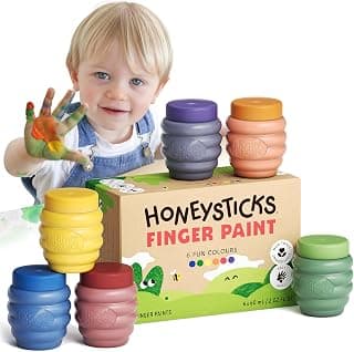 Deal Alert! Honeysticks Non-Toxic Finger Paint: Toddler Approved Fun for Less!