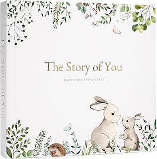 We Are Obsessed With This: Keepsake Memory Book for Baby Boy or Girl Timeless First 5 Year Baby Book A Milestone Book to Record Every Event from Birth to Age 5 Gender Neutral Journal Scrapbook Photo Album