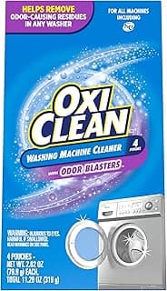 Washing Machine Odor Eliminator, Removes Odor-Causing Residue, HE & Standard Washer Safe, Septic Safe
