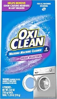 Washing Machine Odor Eliminator, Removes Odor-Causing Residue, HE & Standard Washer Safe, Septic Safe