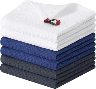 Soft and Absorbent Dish Towels, 12 x 12 Inches Quick Dry Dish Rags