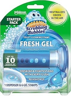 Freshens with Each Flush, Fights Odors, Hygienic, No-Touch Use, Prevents Limescale & Hard Water Rings, Lasts up to 10 Weeks