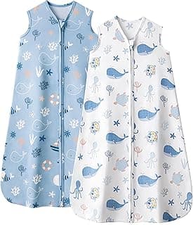 Soft, Lightweigh, 2-Way Zipper, OEKO-TEX Certified, Baby Sleeping Bag for Newborn&Infant