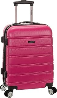 Melbourne Hardside Expandable Spinner Wheel Luggage, Magenta, Carry-On 20-Inch