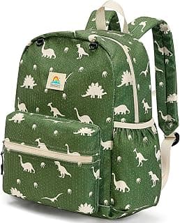Upgrade Your Life With This: Corduroy Kids Backpack for Boys and Girls 5-8: Boys Backpack for Elementary Kindergarten - 15 inch Cute Backpacks for Kids - Dinosaur