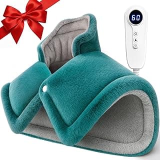 IZZUBIZ Mothers Day Gifts for Mom from Daughter Son, Neck Shoulder Heating Pad Gift for Wife, Fathers Day Dad Gifts, Electric Weighted Heat Pads for Back, Cramps and Leg, Gifts for Women Men Christmas