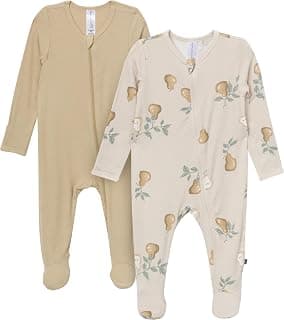 Modern Moments by Gerber Baby Viscose 2-Pack Sleep 'N Play w/ Mitten Cuffs