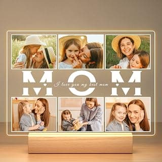 Personalized Picture Frame, Personalized Gifts for Mom from Daughter Son | Custom Picture Frames, Mom Picture Frame, Personalized Birthday Gifts for Mom Baby Kid Family