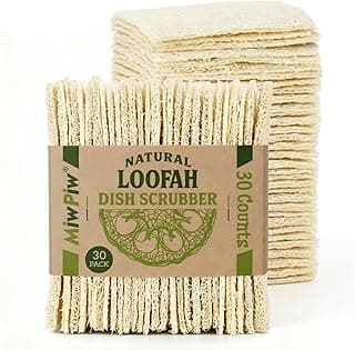 Natural Loofah Dish Sponge Multipurpose 100% Biodegradable