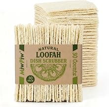 Natural Loofah Dish Sponge Multipurpose 100% Biodegradable