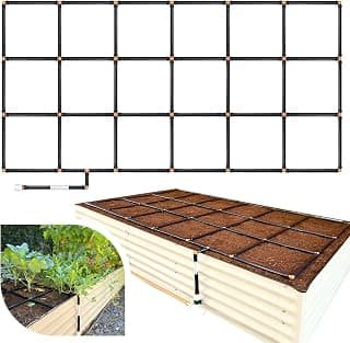 2-Min Setup, Simplified Garden Drip Irrigation System; Full-Coverage Watering, 16 Streams Per Square; USA-Made; 33.5x66"