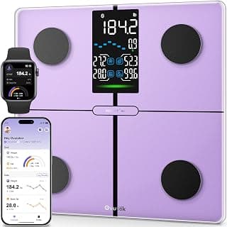HSA Eligible, Professional Digital Scale with Muscle Mass 13 Body Composition Analyzer Sync Health Monitor Sync Apps