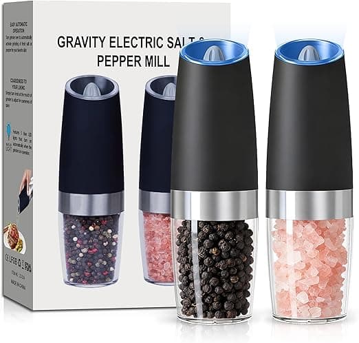 Gravity Electric Salt & Pepper Grinder Deal: Effortless Seasoning!