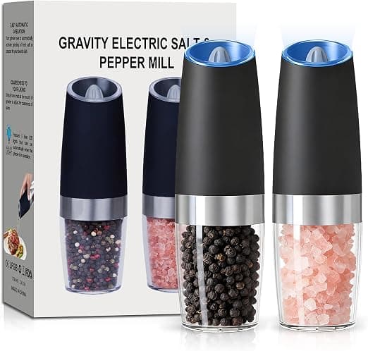 Gravity Electric Salt & Pepper Grinder Deal: Effortless Seasoning!