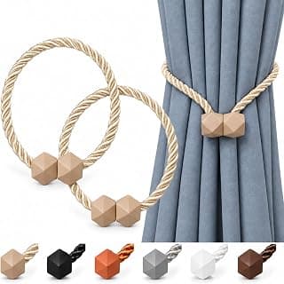 Strong Magnetic Hold, Adjustable Fit, Thick Decorative Rope, No Wall Damage