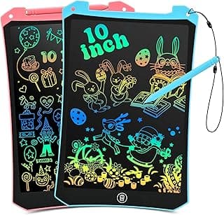 Best Amazon Buy Under: EooCoo Toddler Toys, LCD Writing Tablet for Kids 2 Pack, Kids Travel Essentials Drawing Pads, Toddler No Mess Coloring Sensory Educational Learning Toys, Age 3-5 Boys Girls Gifts - 10 Inch