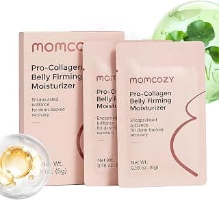 EWG Verified, Clinically Tested, Fast-absorbing, Non-Greasy Pregnancy Belly Care, Safe for Pregnancy & Sensitive Skin, 2x5g