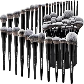 Price Drop: Bueart Design 32Pcs PRO Grade Makeup Brushes Set with Super large Holder, Premium Ultra-soft Synthetic Foundation Contour Powder Blush Concealer Eyeshadow Classic Black Make up Brush