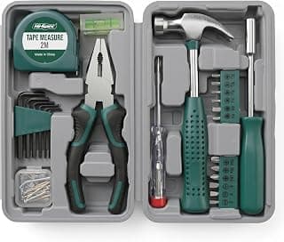 25pc, Mini Tool Box, Household Repairs, Portable Starter Toolkit, Quick fix and maintenance, Essential tools, New home owners