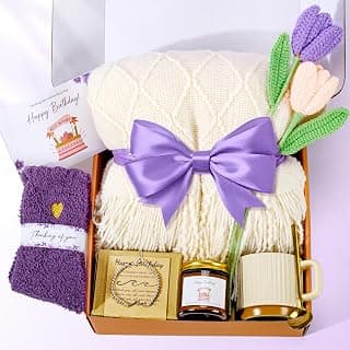 Self Care Gift, Women Gifts for Birthday Box for Her Mom Grandma Sister Best Friend Wife Girlfriend Coworker