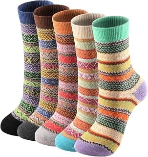 Wool Socks for Women, Thick Knit Winter Warm Boot Wool Socks