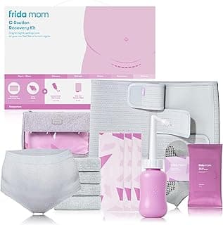 Includes Socks, Peri Bottle, Disposable Underwear, Support Binder, Shower Wipes, Scar Patches & Bag