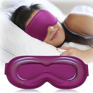 Girls' College Dorm Room, deep cup, zero pressure, lash-friendly, adjustable strap; night shifts, travel, flights, relaxation