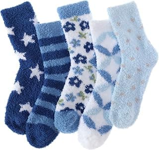 Womens Fluffy Fuzzy Socks,Winter Cozy Soft Warm Socks Gifts for Womens | Soft Comfortable Warm Womens Fluffy Fuzzy Socks