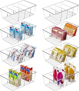 For Pantry, Kitchen, Fridge and Cabinet Organization, Organize Food Packets, Snacks, Pouches and Spice Packets