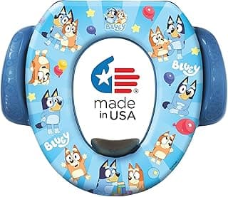 Bluey Soft Potty Seat - Potty Training Toilet Seat, Soft Cushion, Baby Potty Training, Safe, Easy to Clean