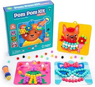 Arts and Crafts for Kids 4-6, DIY Arts & Crafts Kits, Kids No Mess Activities, Preschool and Kindergarten Crafting Set