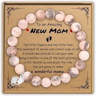 Sereney Bracelet for Women Girl as Gifts for New Mom Daughter Granddaughter | First Time Mom Gifts for Mom to Be Cross Bracelet as Baptism Granddaughter Daughter Gifts Inspirational Bracelet as Gf Gift